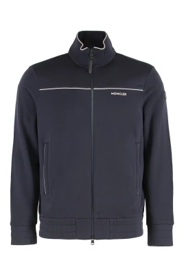 Full-zip Hoodie i bomullsblandning