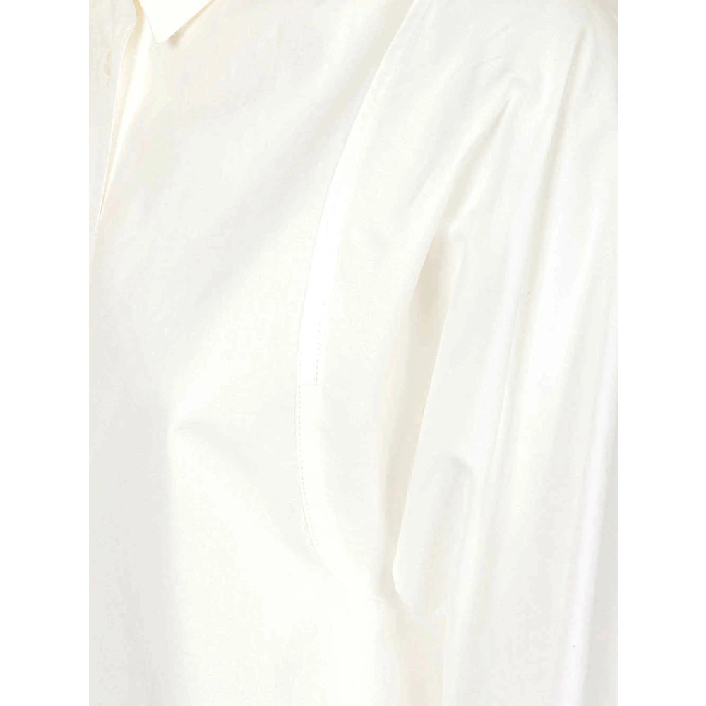 Max Mara Weekend Klassieke Witte Katoenen Overhemd White Dames