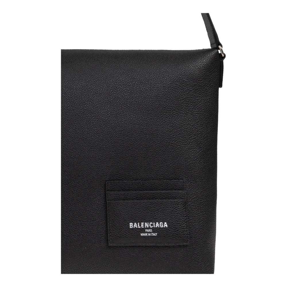 Balenciaga Schoudertas Credit Groot Black Heren