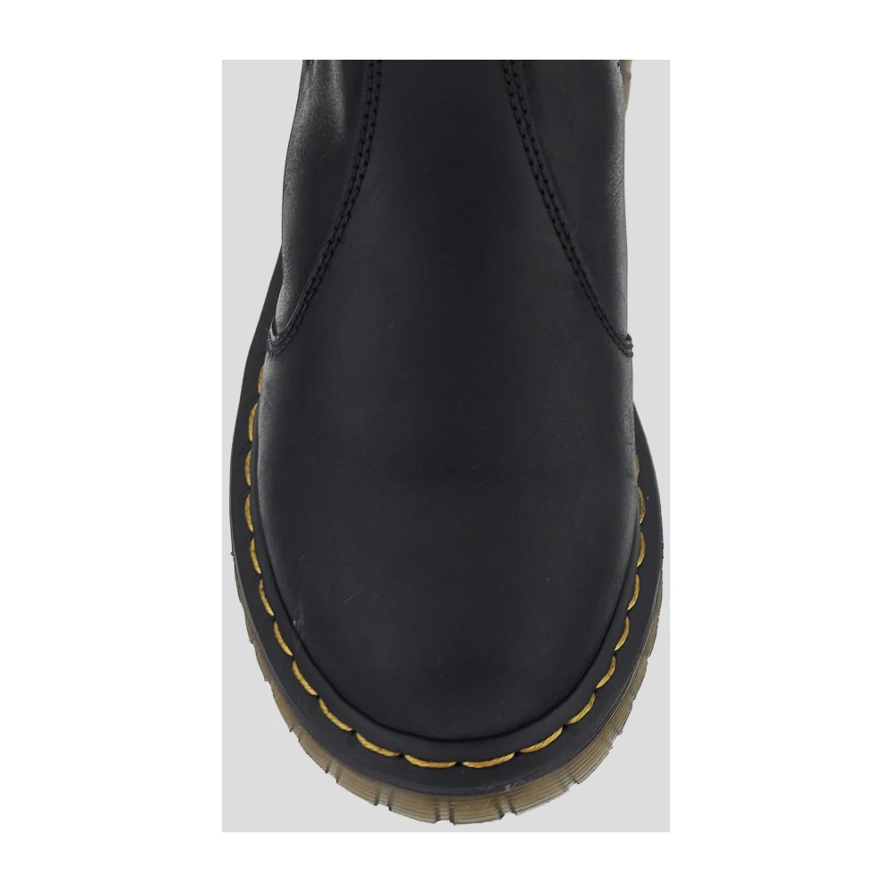 Dr. Martens Chelsea Laarzen met Nepbont Voering Black Dames