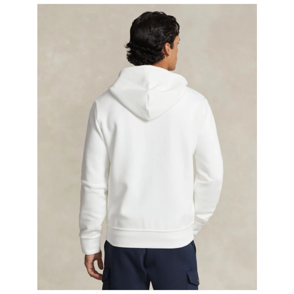 Polo Ralph Lauren Zip Hoodie Sweater White Heren