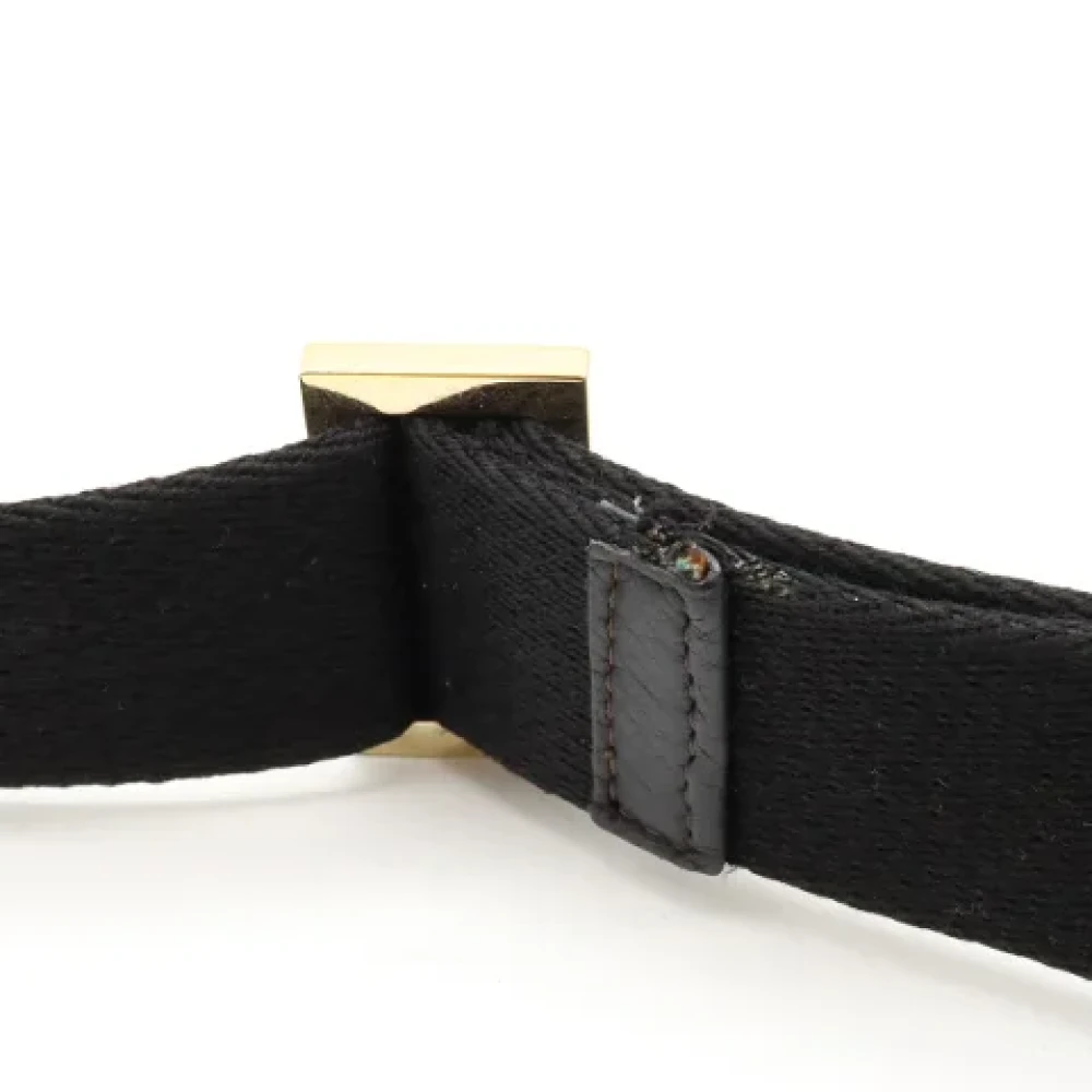Fendi Vintage Pre-owned Canvas crossbody-bags Black Dames