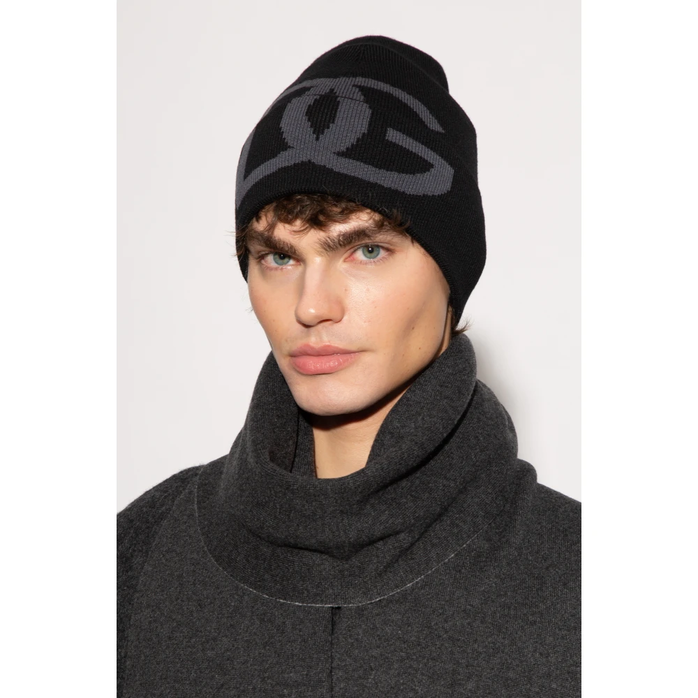Dolce & Gabbana Pet met logo Black Heren