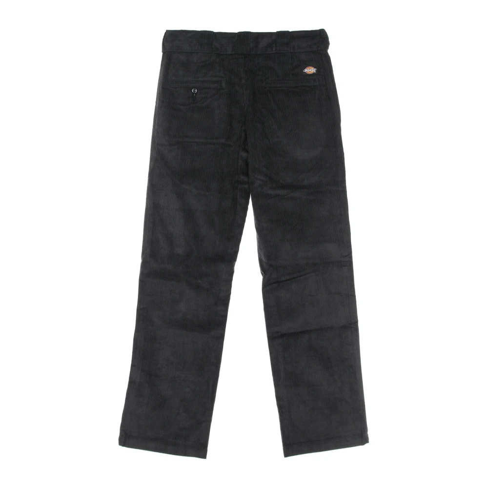 Dickies Zwarte Fluwelen Broek met Zakken Black Heren