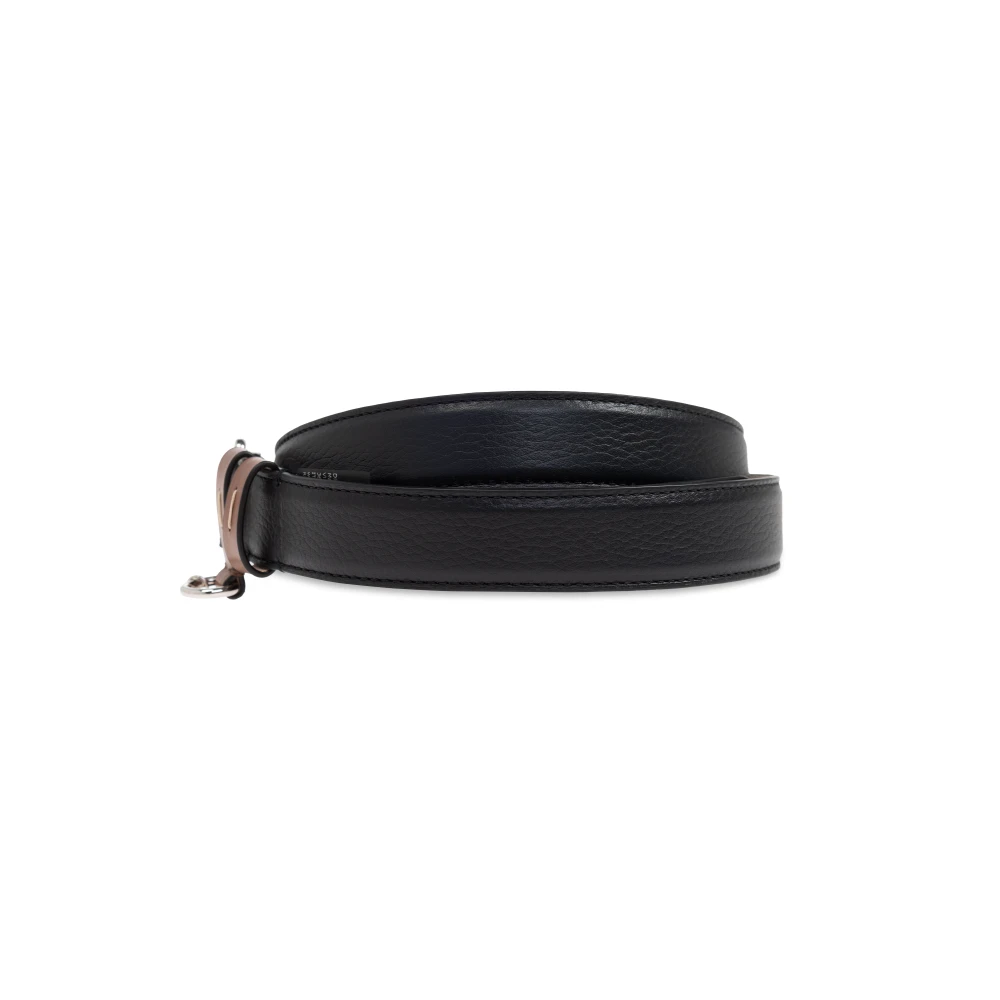 Maison Margiela Leren riem Black Unisex