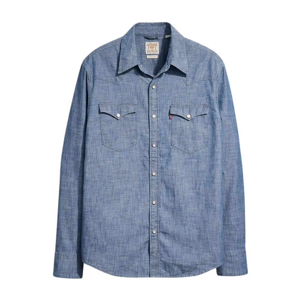 Levi's Stijlvolle Overhemden Blue Heren