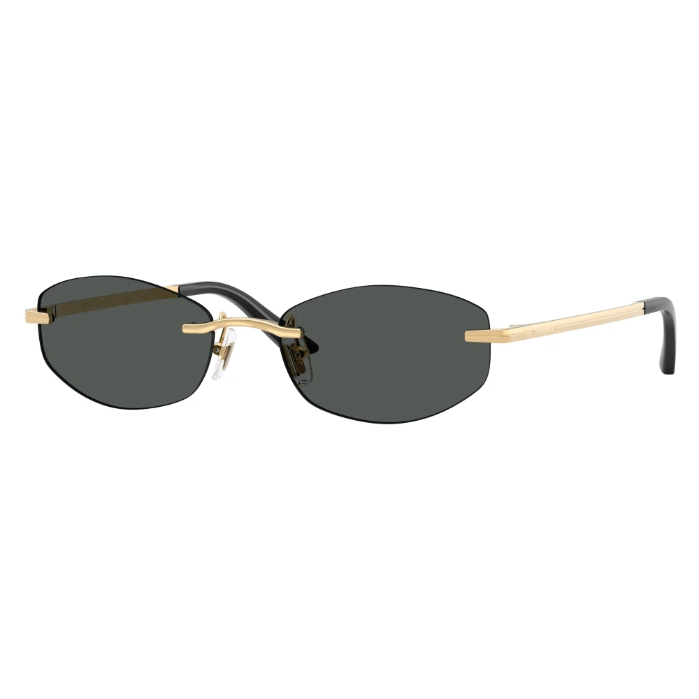 Versace Damen Dunkelgrau Frau Sunglass Ve2308d - Rahmenfarbe: Gold Linsenfarbe: - Bild 6