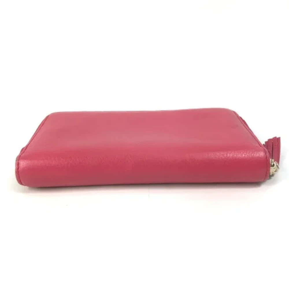 Gucci Vintage Pre-owned Leather wallets Pink Dames