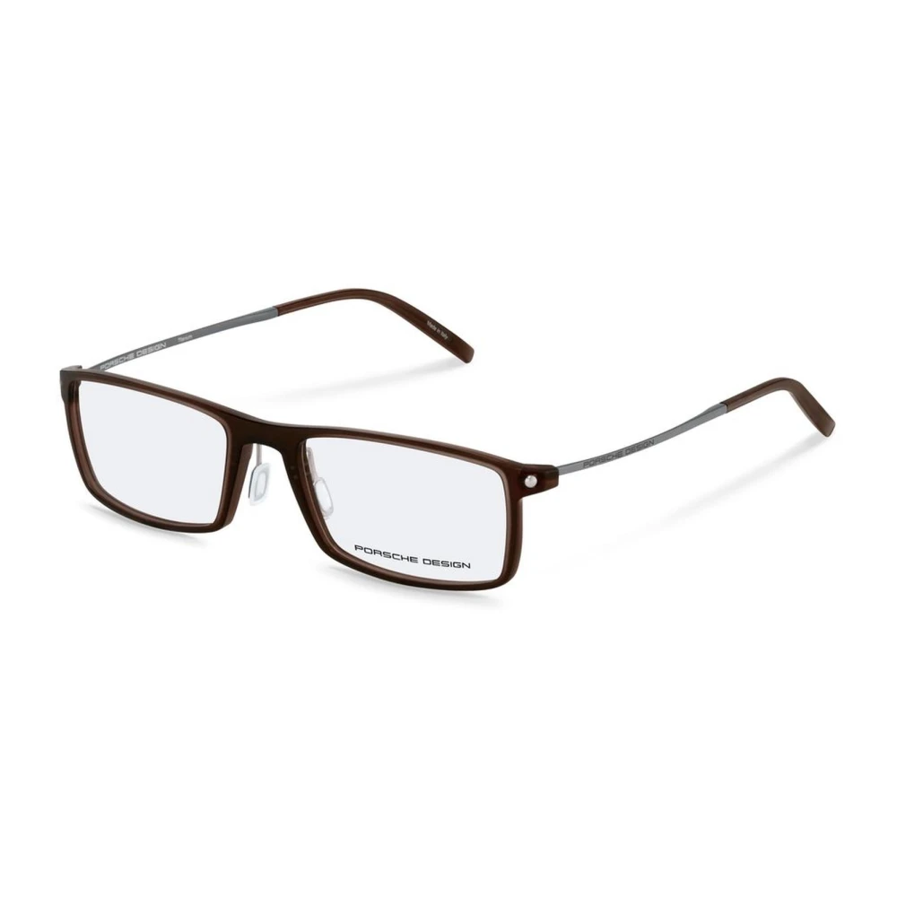 Porsche Design Heren Metalen Frame Bruine Wijzerplaat Horloge Brown Heren