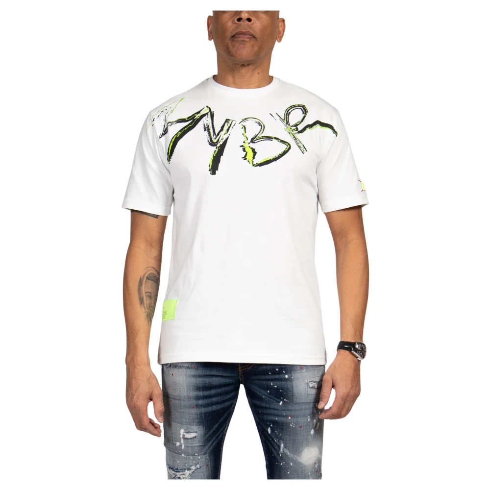 My Brand Scribble Tee in Off-white Heren