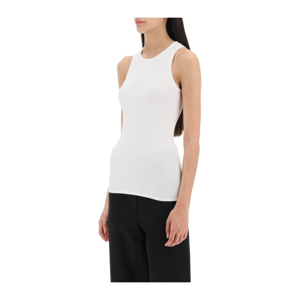 The Row Mouwloze Top White Dames