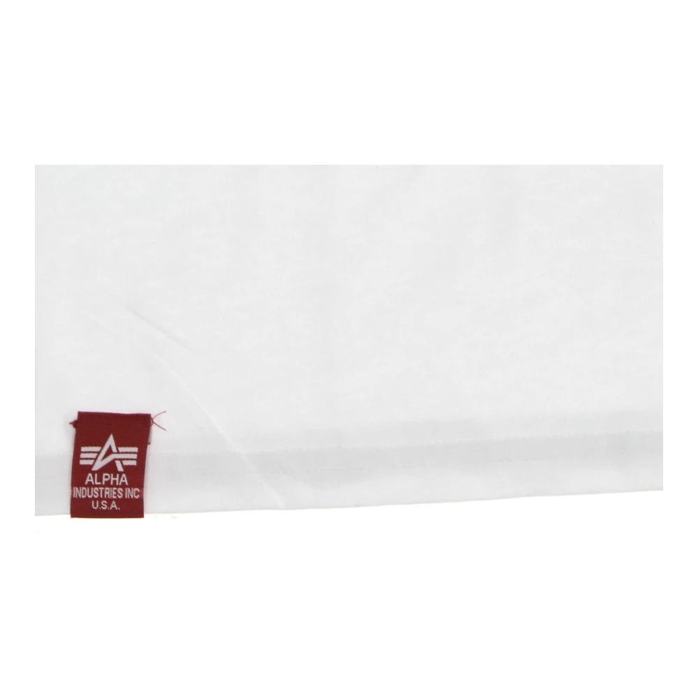 alpha industries Hot Wheels Flag Tee Wit Heren T-Shirt White Heren