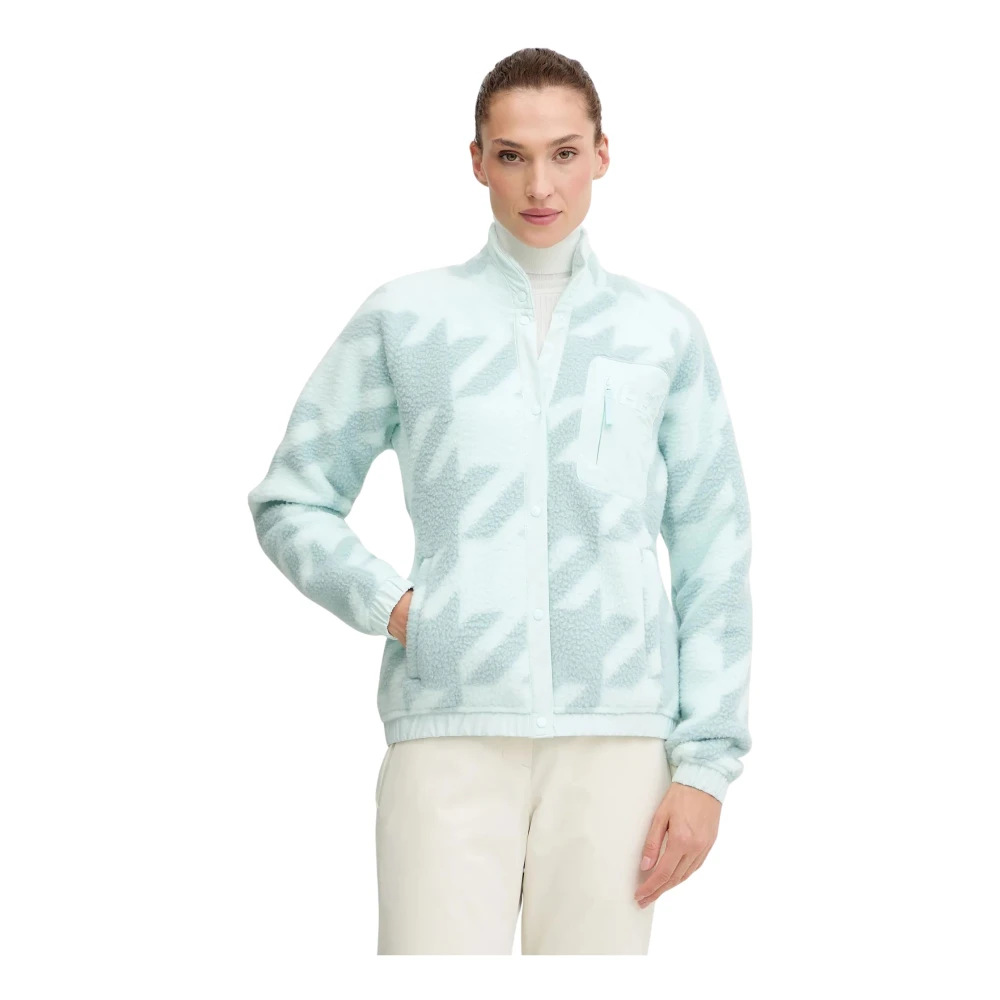 Helly Hansen Damen Blau Pullover Imperial Printed Pile Snap - Bild 2