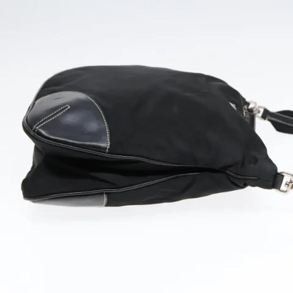 Prada Vintage Pre-owned Leather prada-bags Black Dames