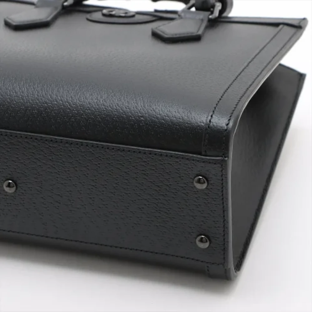 Gucci Vintage Pre-owned Leather gucci-bags Black Dames