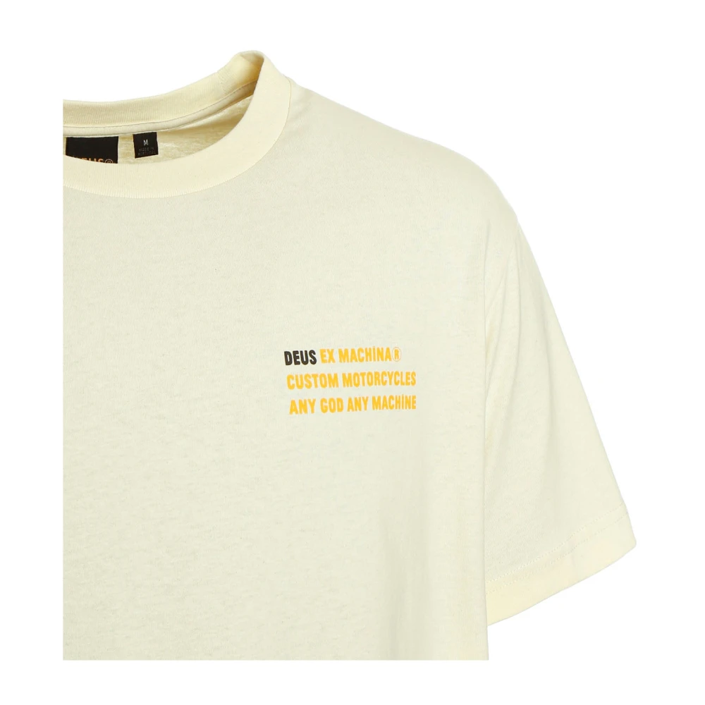 Deus Ex Machina Glory Tee Boxy Fit T-Shirt Beige Heren