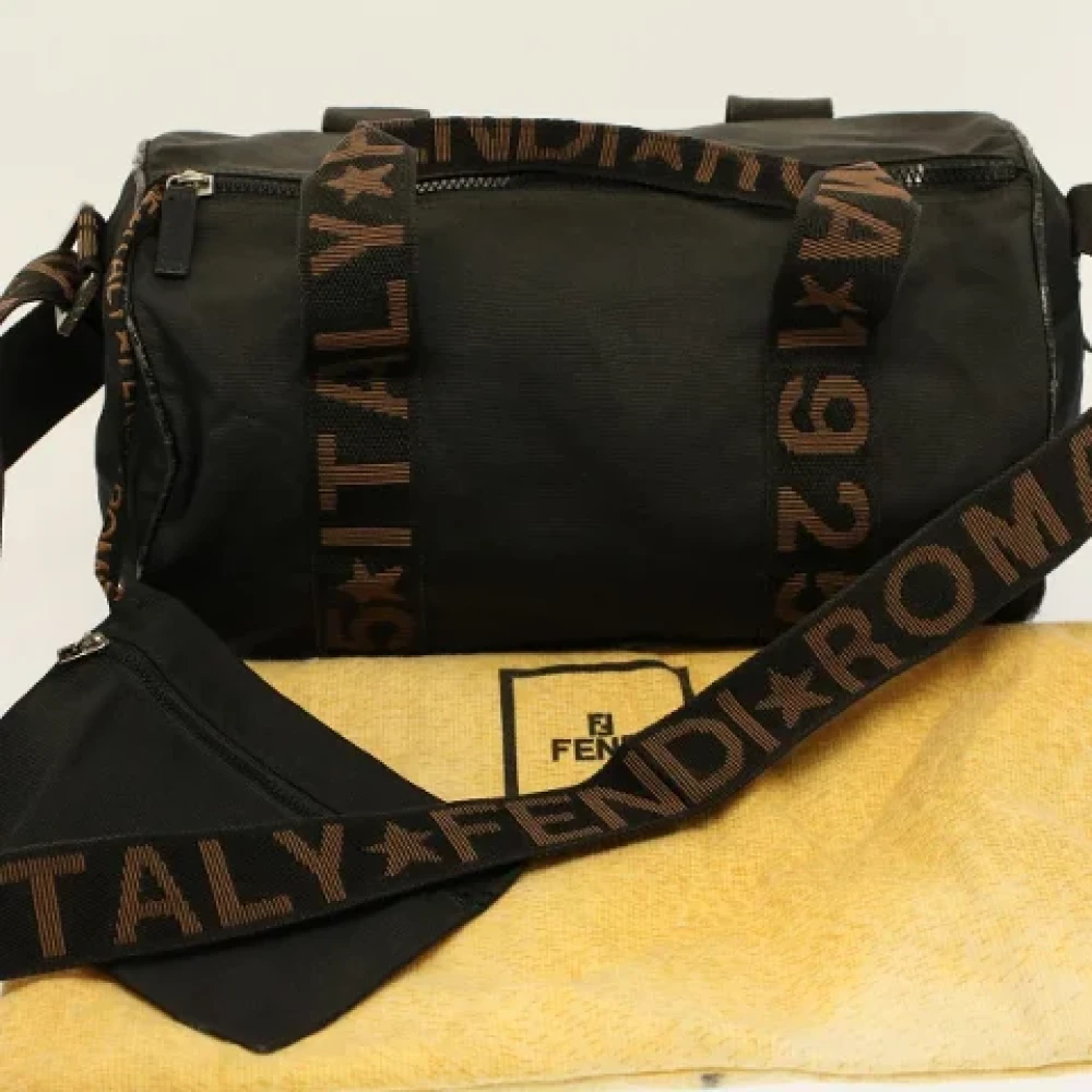 Fendi Vintage Pre-owned Fabric fendi-bags Brown Dames
