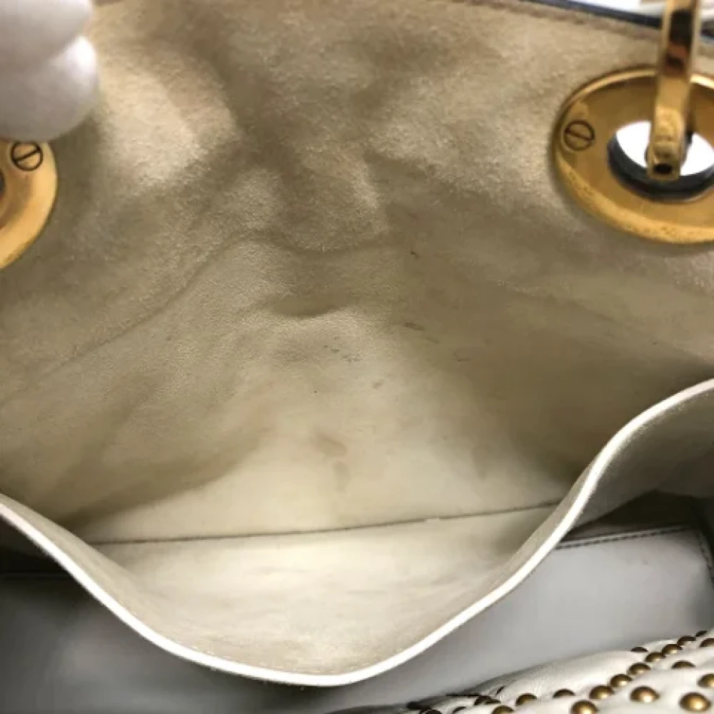 Dior Vintage Pre-owned Leather dior-bags White Dames