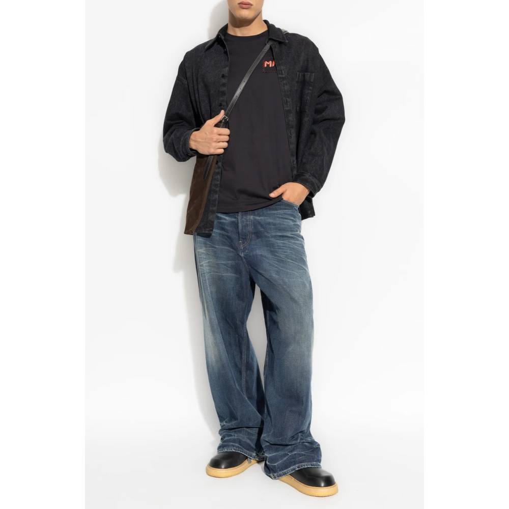Marni Denim overhemd Gray Heren