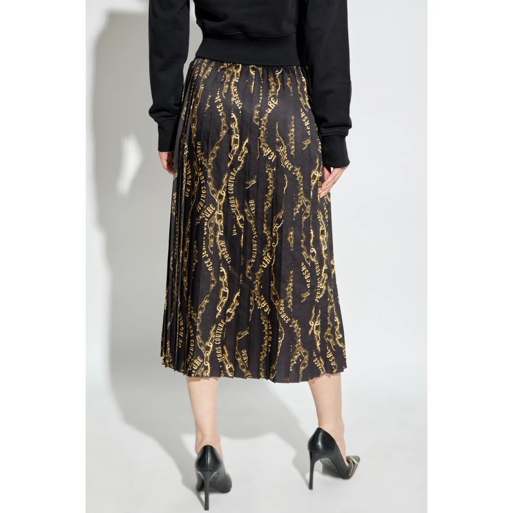 Versace Jeans Couture Geplooide rok Black Dames