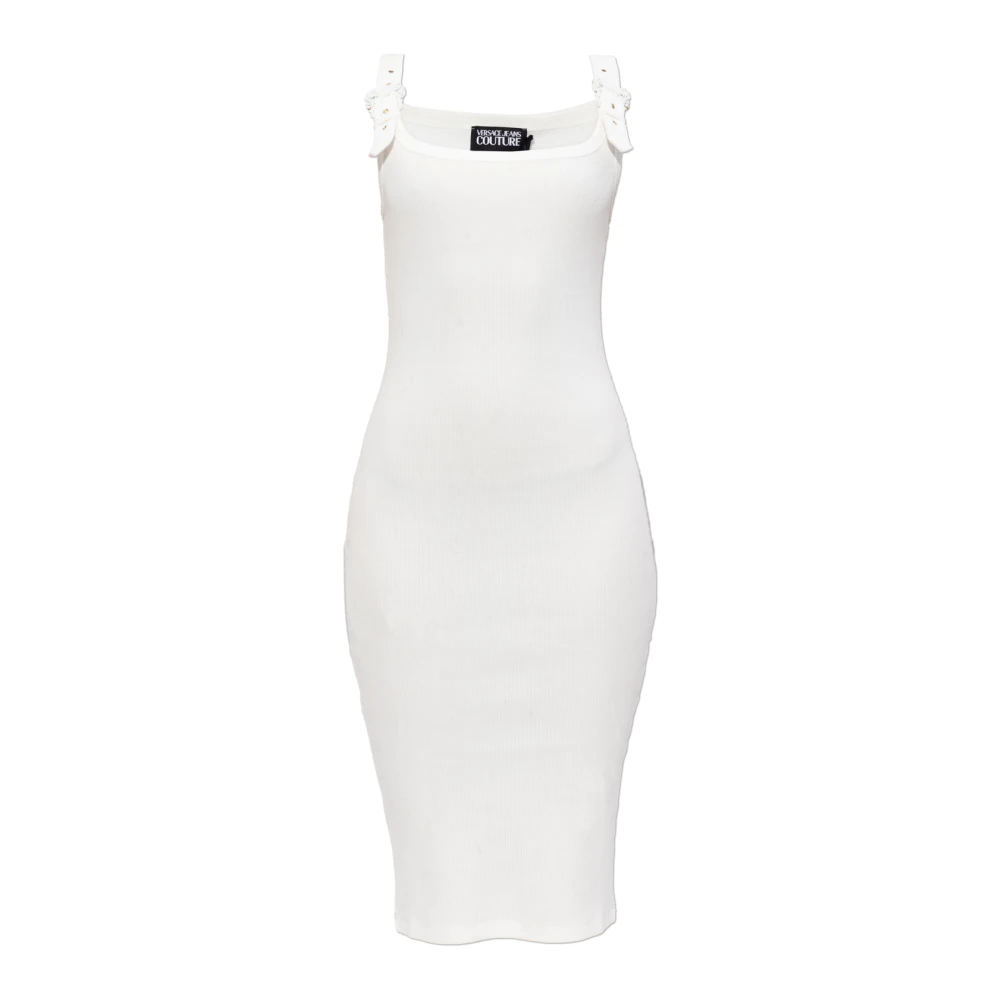 Versace Jeans Couture Damen Weiß Kleider, 2XSgröße: