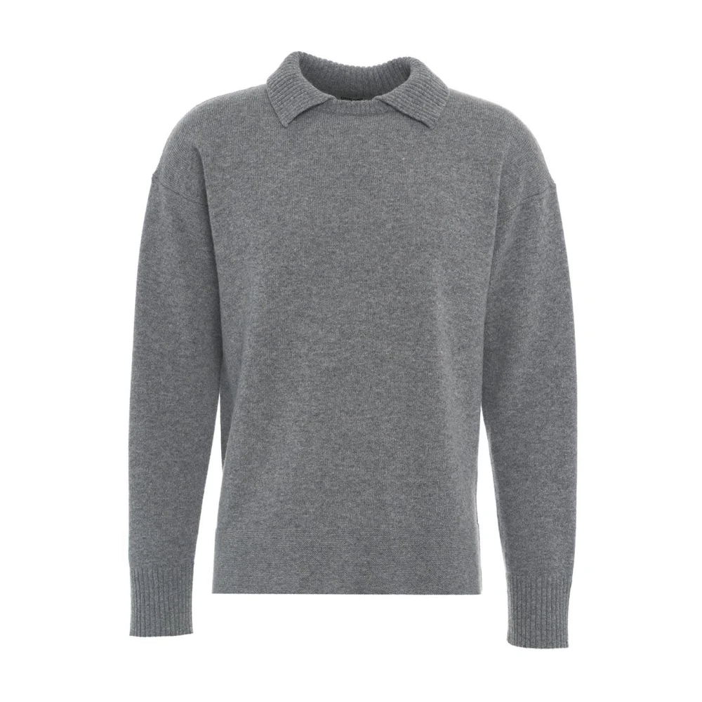 Mauro Grifoni Grijze Gebreide Kleding voor Mannen Aw24 Gray Heren