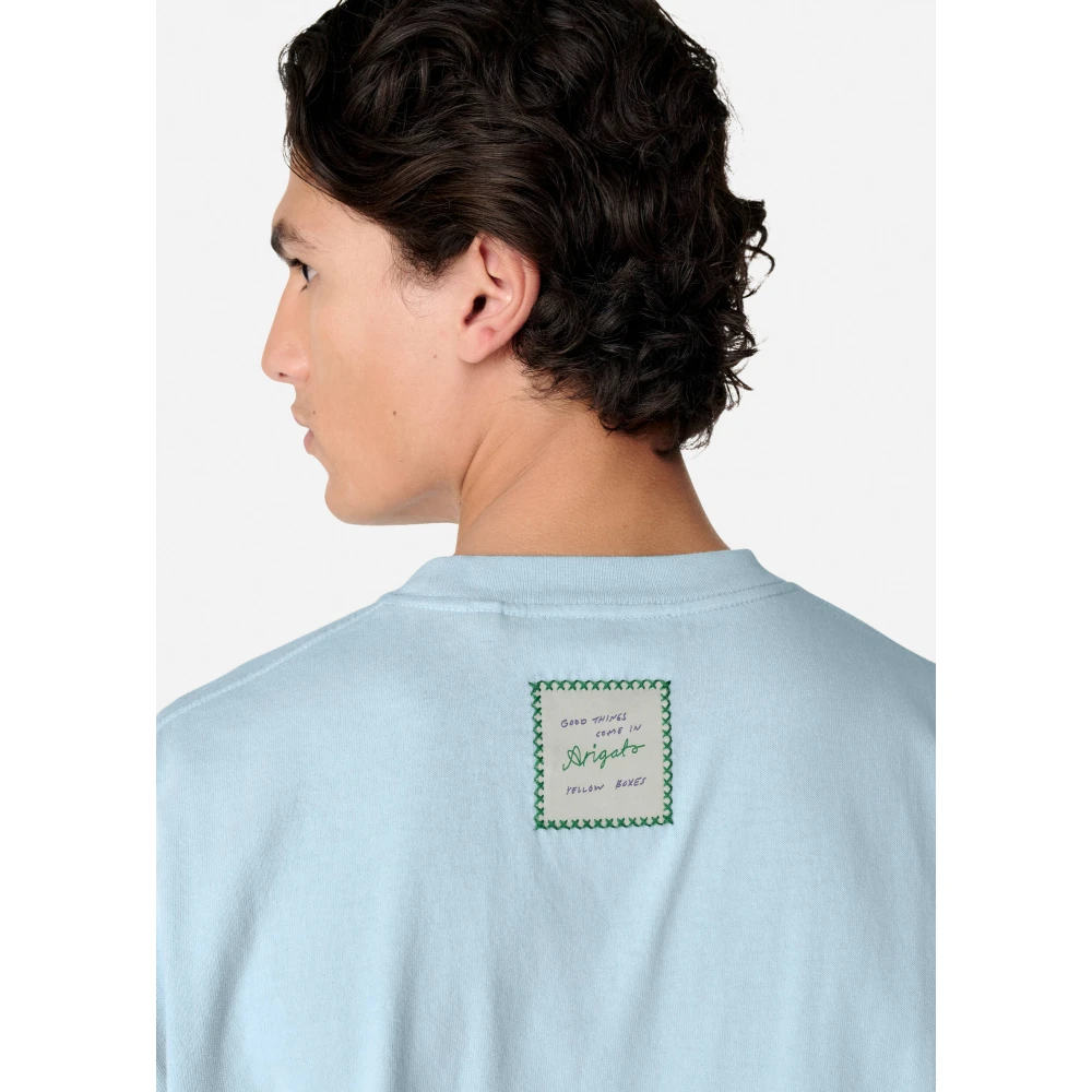 Axel Arigato Patch T-shirt Blue Unisex