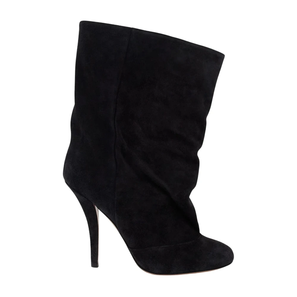 Paris Texas Women's Black Suede Stiletto Heeled Boots