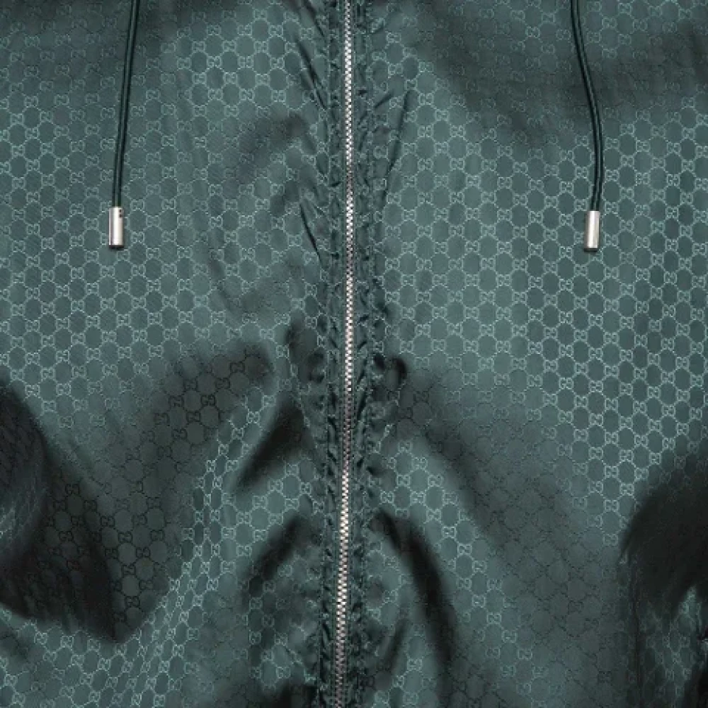 Gucci Vintage Pre-owned Fabric outerwear Green Heren