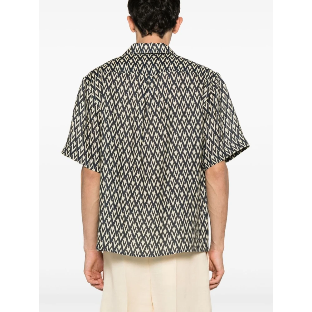 Valentino Kameel Shirts met Borstzak Multicolor Heren