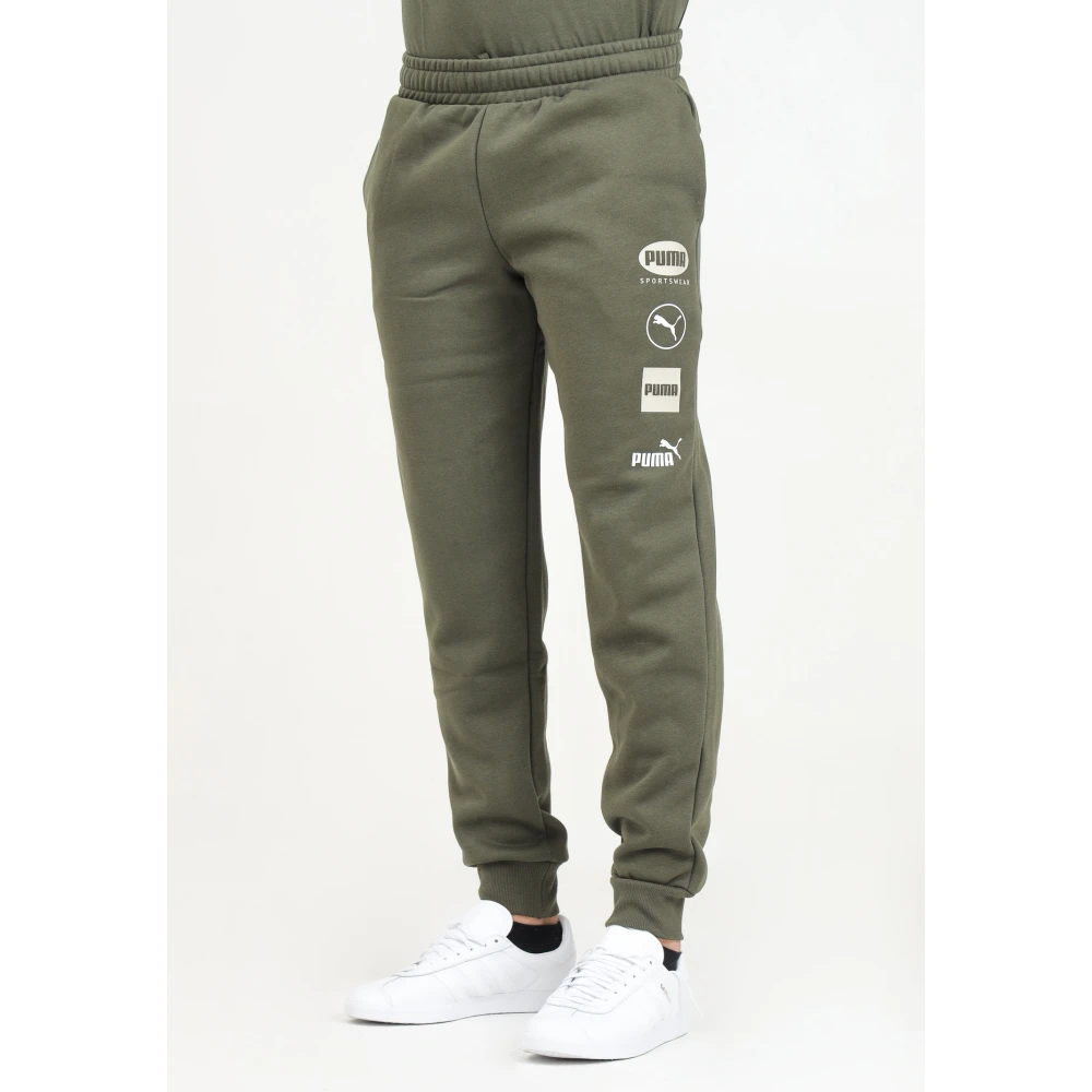 Puma Sportieve Groene Broek Green Heren