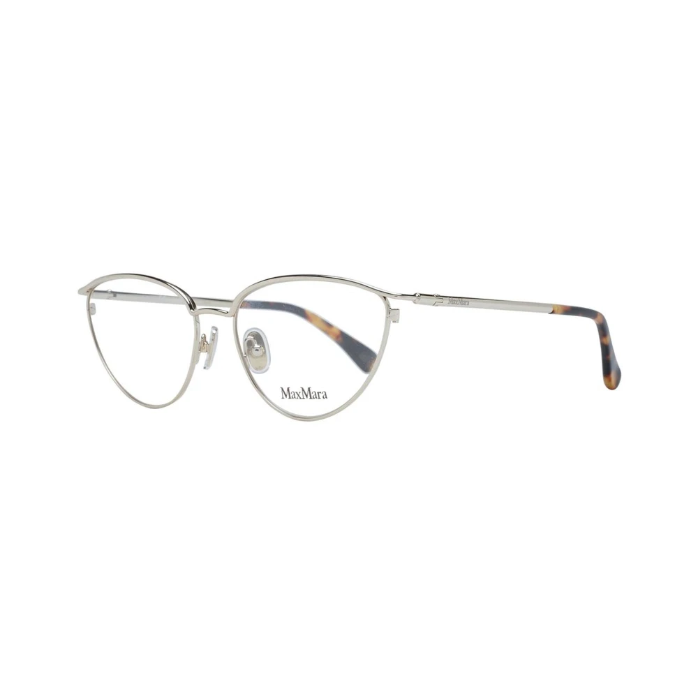 Max Mara Cat-Eye Gouden Optische Frames Yellow Dames