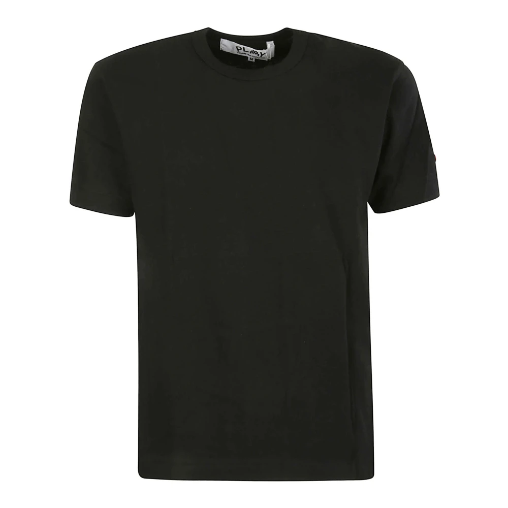 Comme des Garçons Play Zwart T-shirt met korte mouwen Black Heren