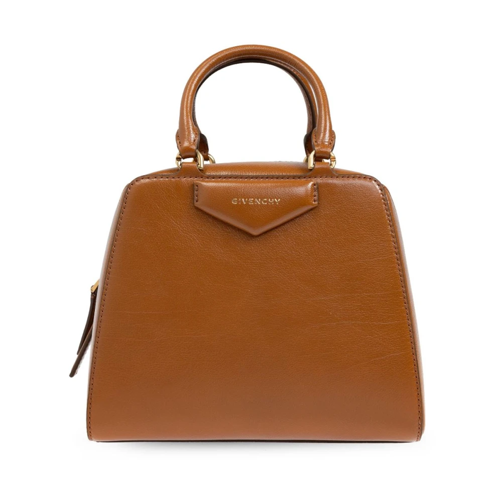 Givenchy Antigona Cube Mini Handtassen Brown Dames