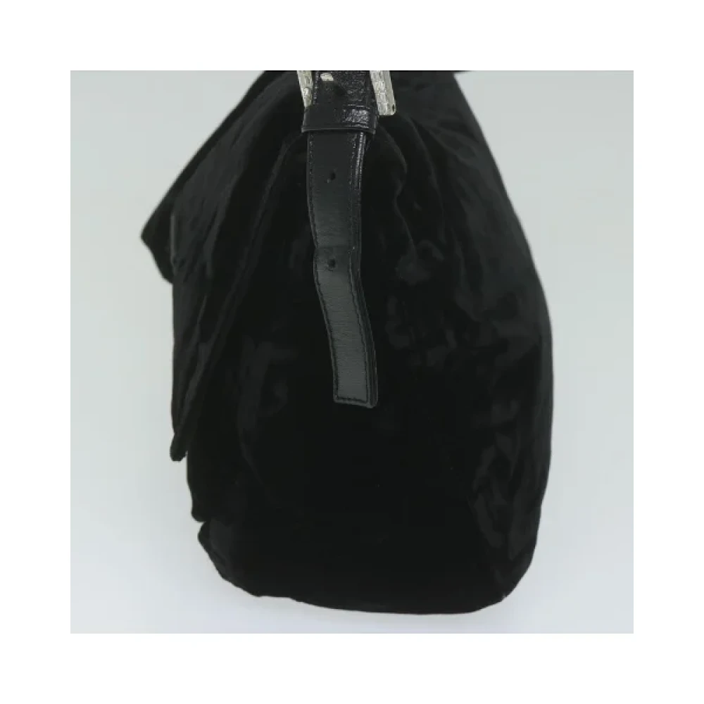 Fendi Vintage Pre-owned Velvet fendi-bags Black Dames