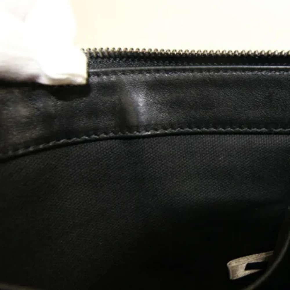 Jimmy Choo Pre-owned Leather clutches Black Dames