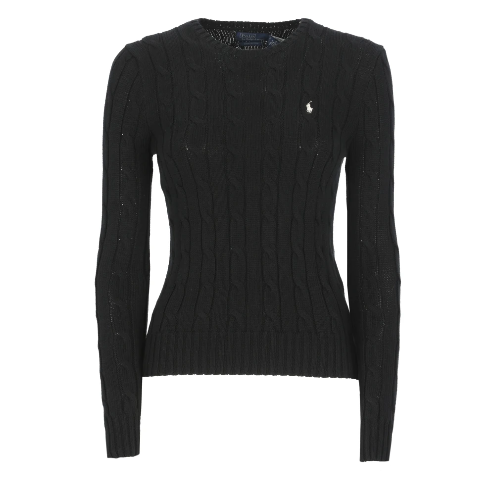 Ralph Lauren Katoenen Trui Black Dames