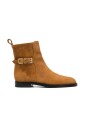 brown-suede-ankle-boots-with-buckle-detailing
