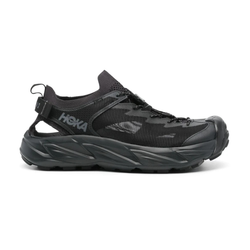 Hoka One One Svarta vattentäta sneakers med panel design Black, Herr