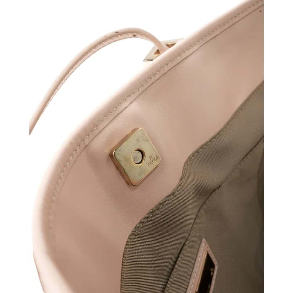 Fendi Vintage Pre-owned Fabric handbags Beige Dames