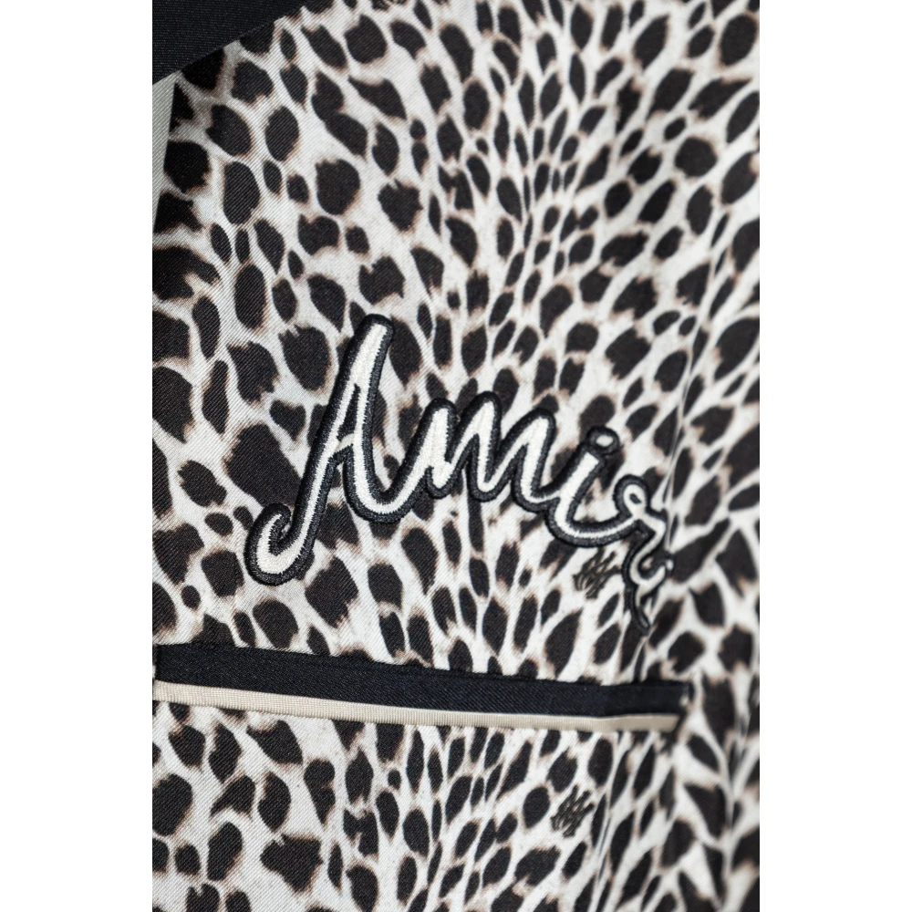 Amiri Shirt met dierenprint Black Heren
