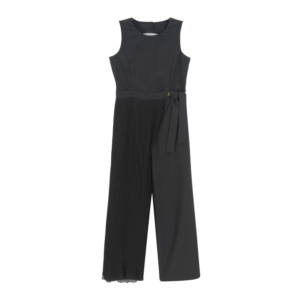 Patrizia Pepe Girls Black Jumpsuits, 16 Y, Sleeveless Jumpsuit