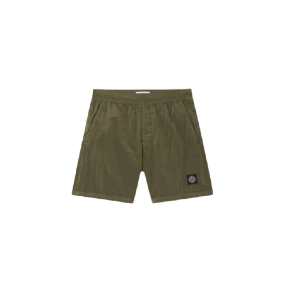 Stone Island Green Accessories - Male - Casual Shorts - L - Shorts