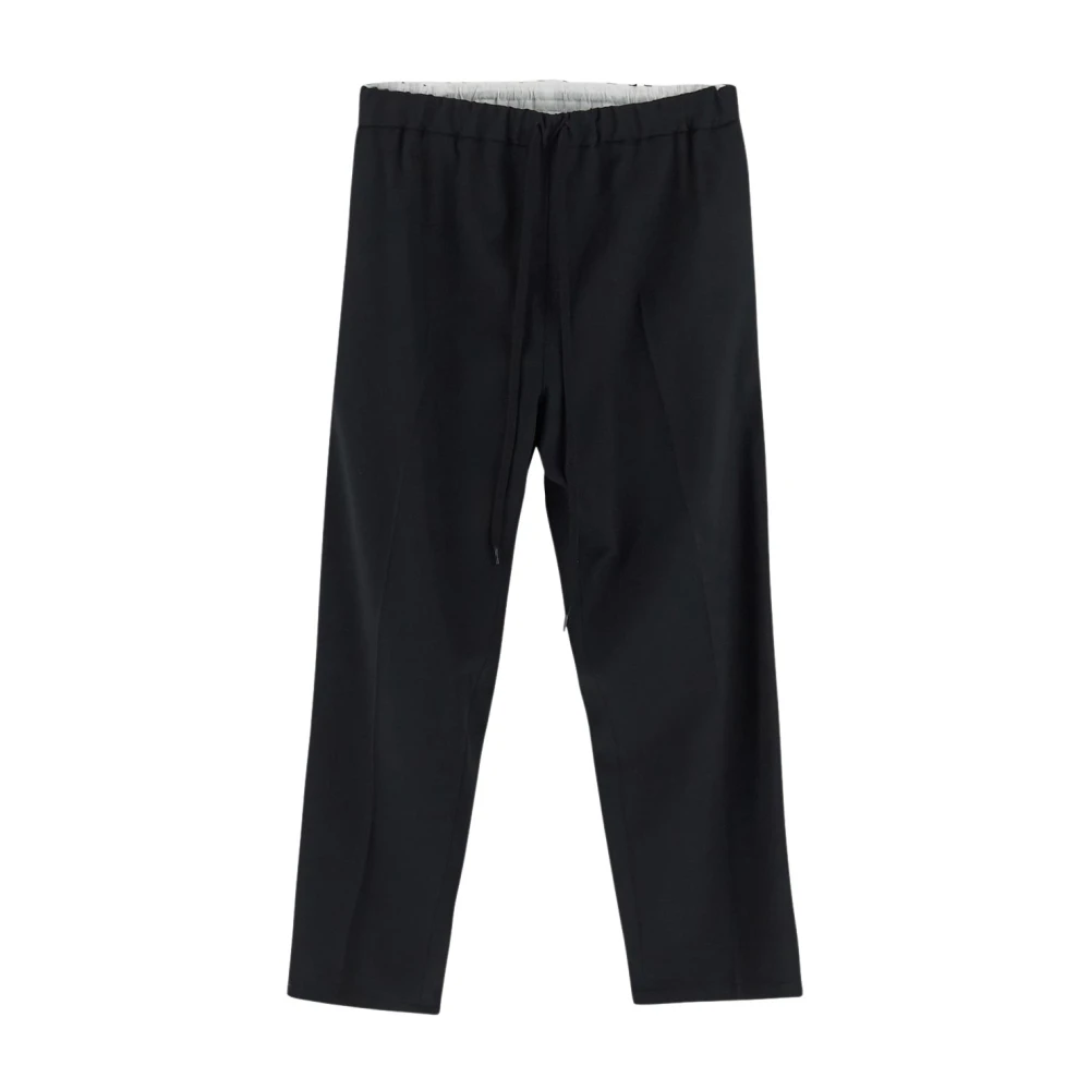 MM6 Maison Margiela Wijde broek van wolmix Black Heren
