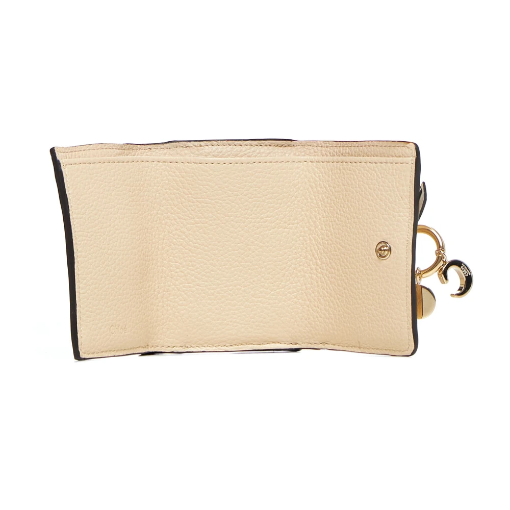 Chloé Stijlvolle Portemonnees voor Vrouwen Beige Dames
