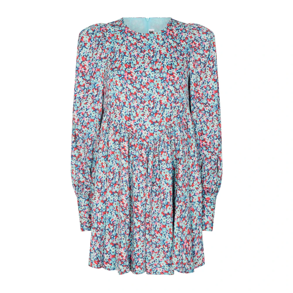 Rotate Birger Christensen Bloemen Midi Swing Jurk Multicolor Dames