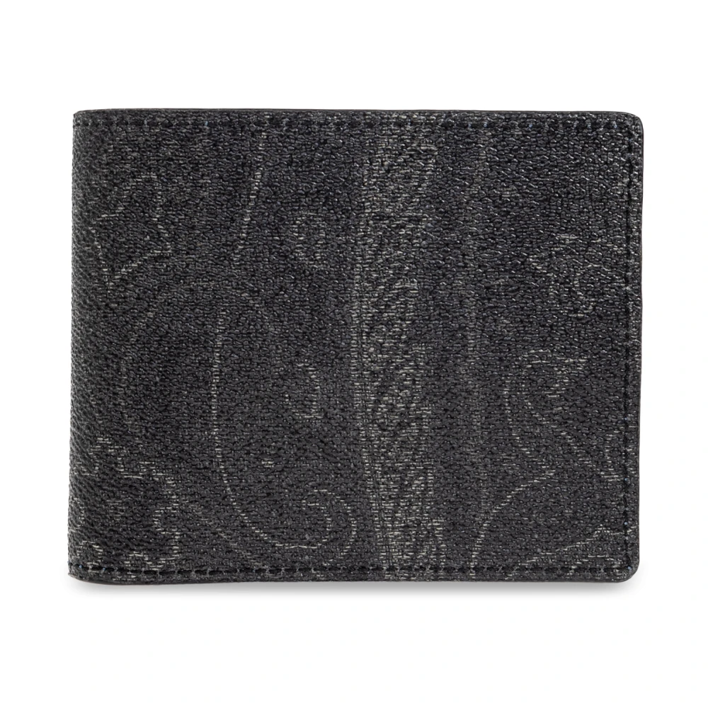 ETRO Portemonnee met interne print Black Heren