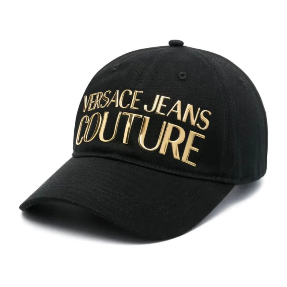 Versace Jeans Couture Stijlvolle Hoeden Collectie Black Dames