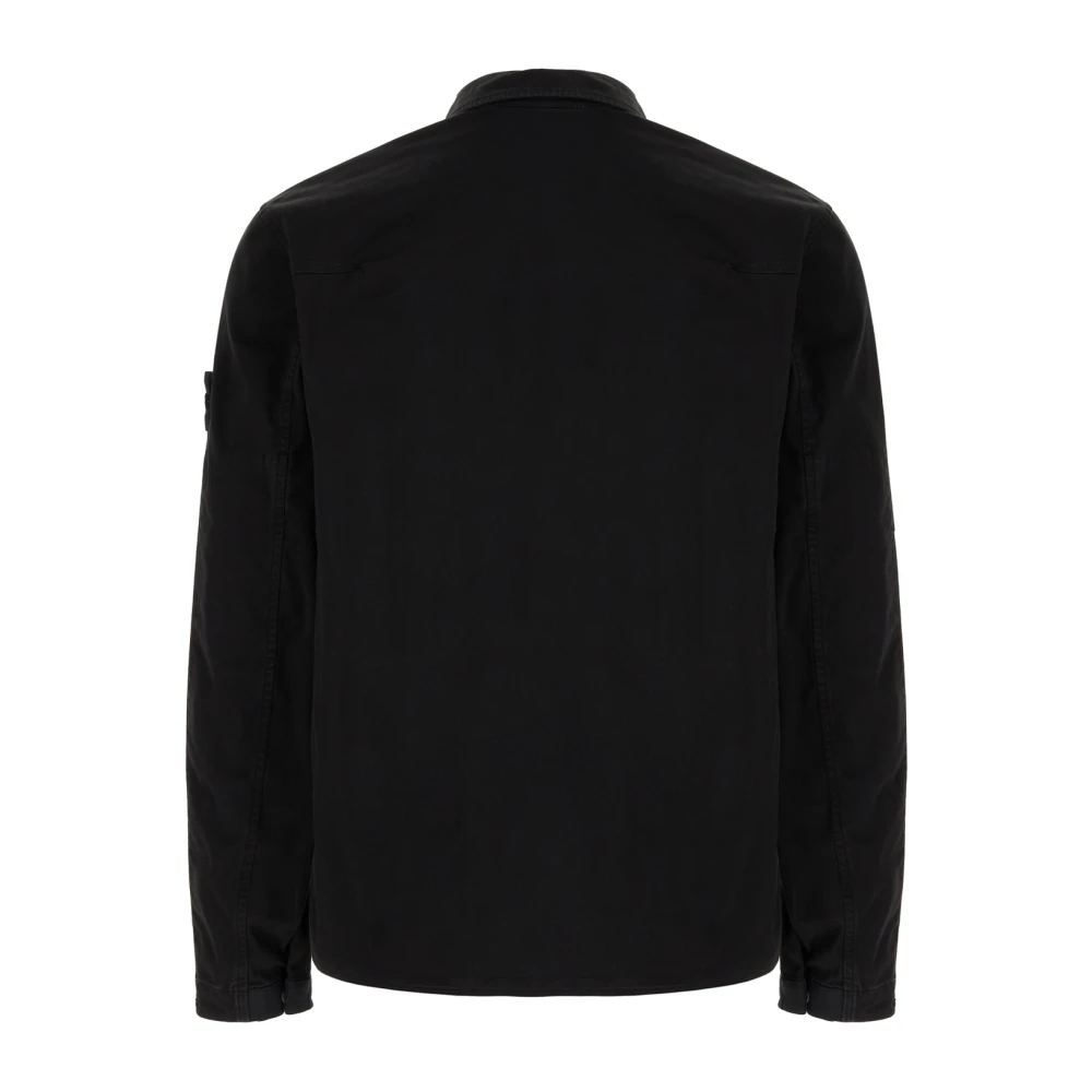 Stone Island Stijlvolle Overhemden Collectie Black Heren