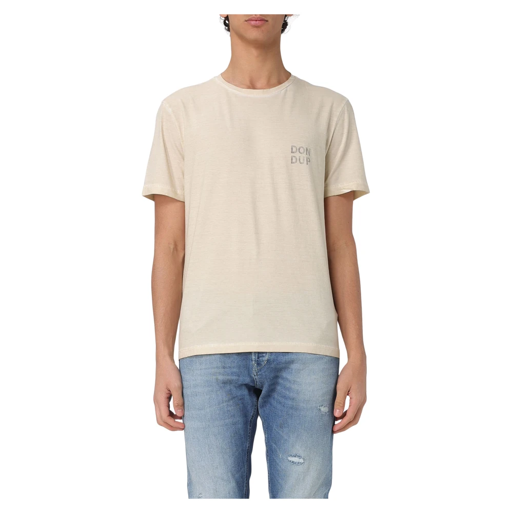 Dondup - Tops > T-Shirts - Beige - Dondup - Modalova